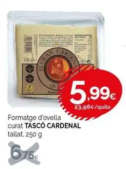 Condis Tascó Cardenal formatge d'ovella curat oferta