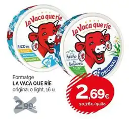 Condis La Vaca Que Ríe formatge original o light oferta