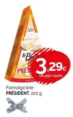 Condis président formatge brie oferta