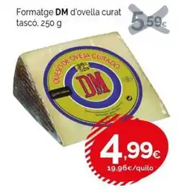 Condis DM formatge d'ovella curat tascó oferta
