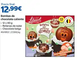 Costco Libeert bombas de chocolate caliente oferta