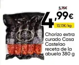 FROIZ Casa Castelao chorizo extra curado oferta