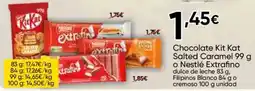 FROIZ Kit Kat Chocolate Salty Caramel o Nestlé Extrafino dulce de leche o Filipinos Blanco o cremoso oferta