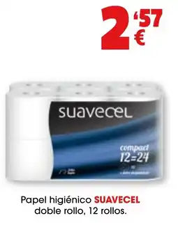 TOP Cash & Carry Suavecel papel higiénico doble rollo oferta