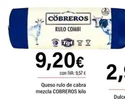 Cash Ifa Cobreros queso rulo de cabra mezcla oferta