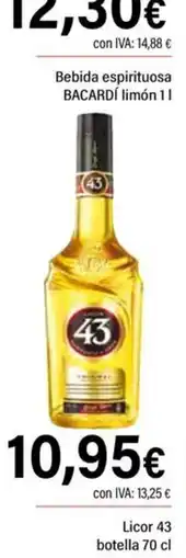 Cash Ifa Licor 43 oferta