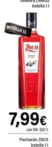 Cash Ifa Pacharán ZOCO oferta