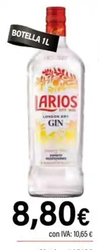 Cash Ifa Larios london dry gin oferta