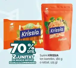 Condis Krissia surimi en barretes o ratllat oferta