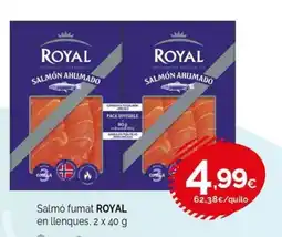 Condis Royal salmón ahumado oferta