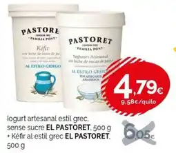 Condis el pastoret logurt artesanal estil grec + kéfir al estil grec oferta