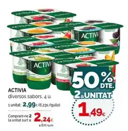 Condis activia diversos sabors oferta