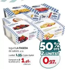 Condis logurt la fageda de sabors oferta