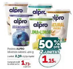 Condis Alpro postres oferta