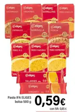 Cash Ifa Pasta IFA ELIGES oferta