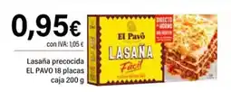 Cash Ifa El Pavó lasaña fácil oferta