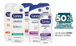 Condis Sanex gel de dutxa oferta