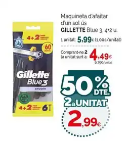 Condis Gillette Blue 3 oferta