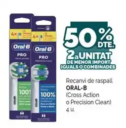Condis Oral-B recanvi de raspall oferta