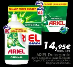 Cash Ifa Ariel Detergente oferta