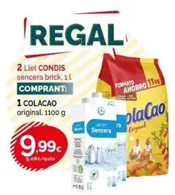 Condis Regal llet condis sencera brick oferta