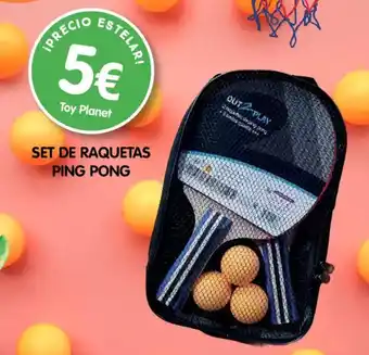 Out2Play set de raquetas ping pong