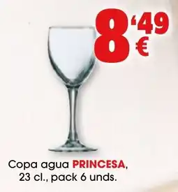 TOP Cash & Carry Copa agua PRINCESA oferta