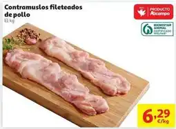 Alcampo Alcampo - contramuslos fileteados de pollo oferta