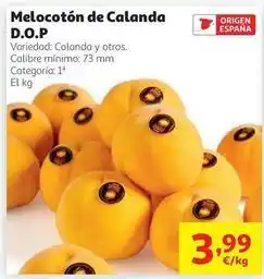Alcampo Origen - melocoton de calanda d.o.p oferta