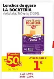 Alcampo Callate la boca - lonchas de queso oferta
