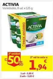 Alcampo Danone - activia oferta