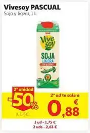 Alcampo Pascual - vivesoy oferta