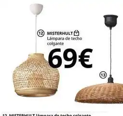 IKEA Misterhut lampara de techo colgante oferta