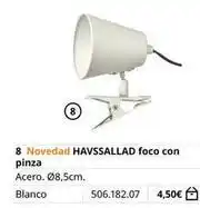 IKEA Blanco - 8 novedad foco con pinza oferta