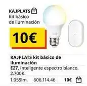 IKEA Blanco - kajplats kit básico de iluminación oferta