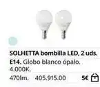 IKEA Globo - solhetta bombilla led oferta