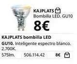 IKEA Blanco - kajplats bombilla led. gu10 oferta