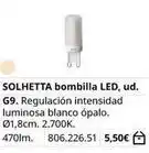 IKEA Blanco - solhetta bombilla led oferta