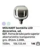 IKEA Bombilla led decorativa oferta