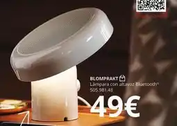 IKEA Lampara con altavoz bluetooth oferta