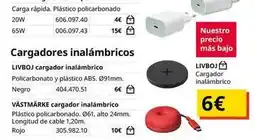IKEA Abs - cargadores inalámbricos oferta