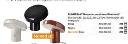 IKEA Abs - bloompraxt lámpara con altoevo bluetooth oferta
