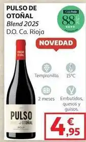 Alcampo Tempranillo - pulso de otoñal oferta