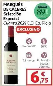 Alcampo Marqués de cáceres - seleccion especial oferta