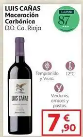 Alcampo Tempranillo - luis cañas maceración carbonica oferta
