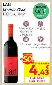 Alcampo Flanin - crianza 2022 d.o. ca. rioja oferta