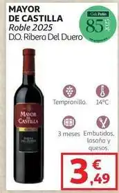 Alcampo Tierra de castilla - mavor de castilla oferta