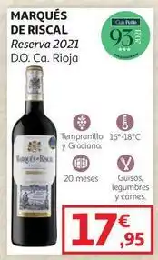 Alcampo Guia - marqués de riscal oferta