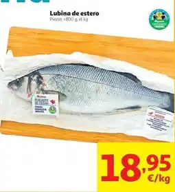 Alcampo Auchan - lubina de estero oferta