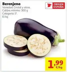 Alcampo Cristal - berenjena oferta